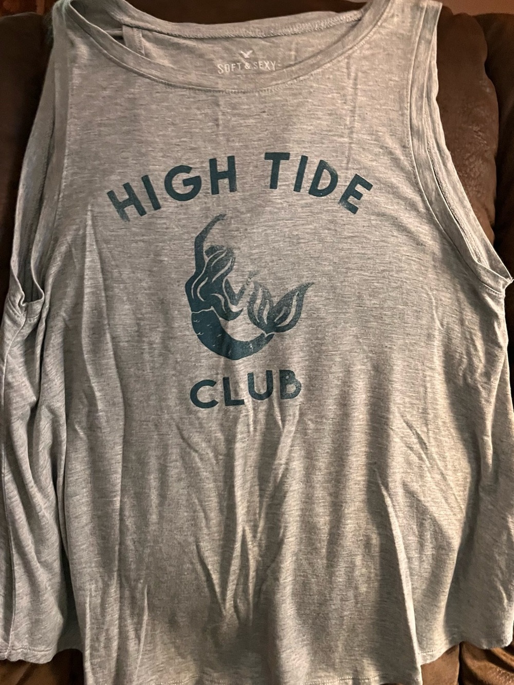 American Eagle Mermaid tank w/cute back, good condition